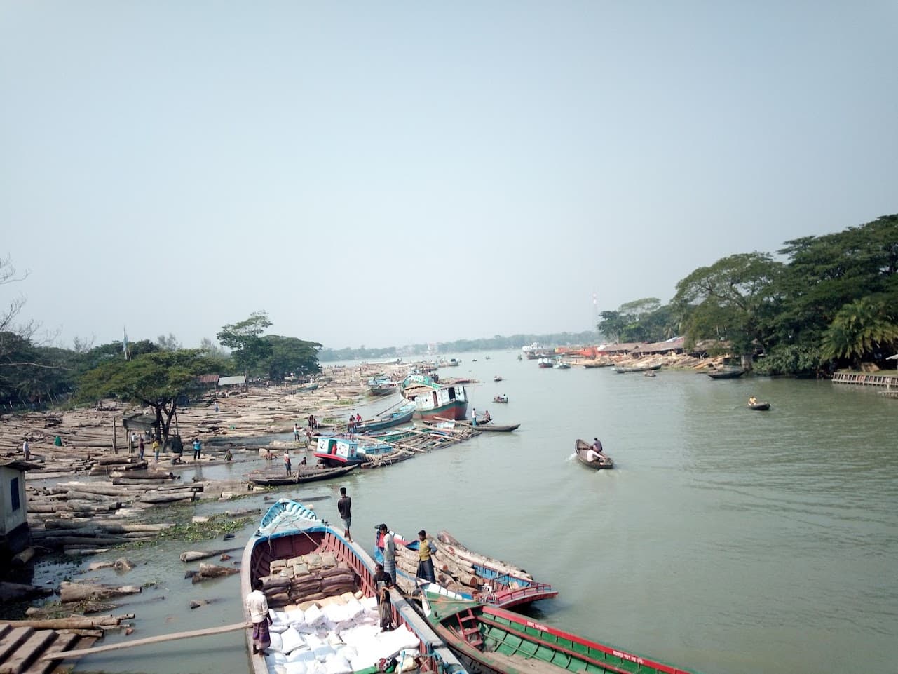 Wood Market in Barisal
